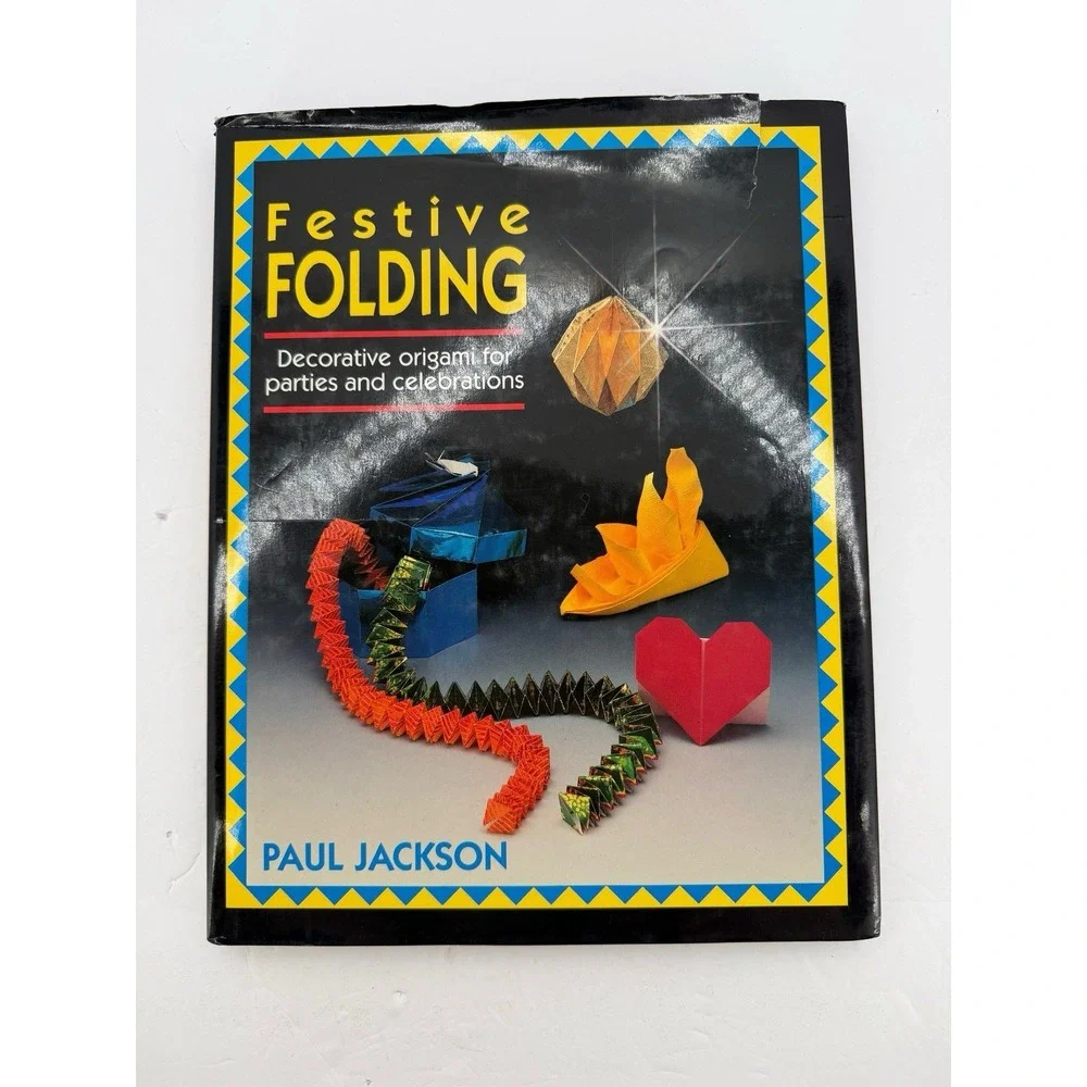 Festive Folding origami book by Paul Jackson (1997, Hardcover)
